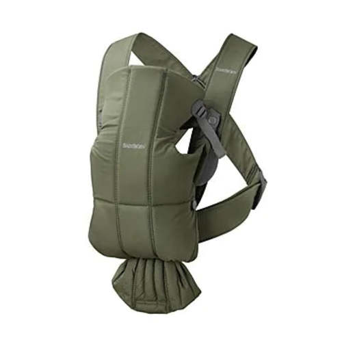 BabyBjörn Baby Carrier Mini - Dark Green Woven