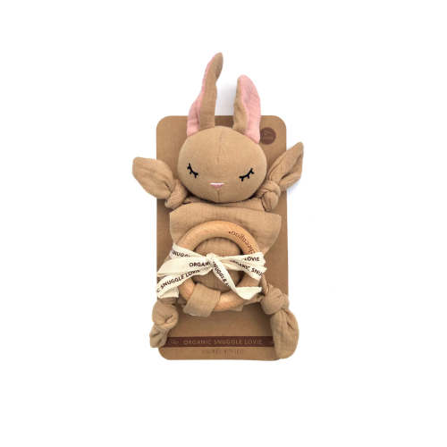 Organic Snuggle Lovie Blanket - Bunny