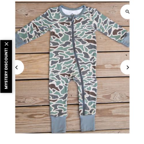 Baby Zip Up - Retro Duck Camo – BURLEBO