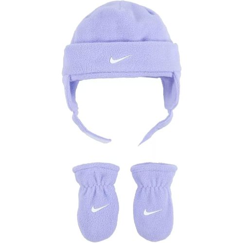 Nike Baby Girl Hat & Mittens 2 Piece Set