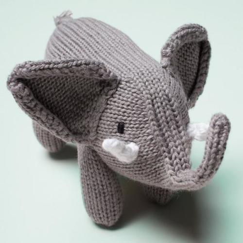 Shop Organic Elephant Rattle - Baby Toys | Estella