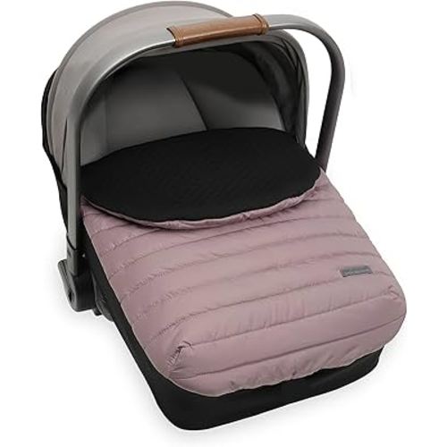 Little Unicorn Winter Car Seat Cover | Premium Insulated Fabric | Universal Fit & Easy to Install | Travel Bag Included (Mauve)