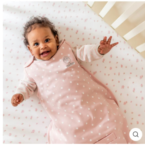 4 Season® Ultimate Baby Sleep Bag, Merino Wool & Organic Cotton, Rose