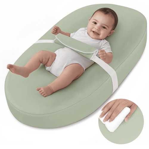 Baby Changing Pad, Caveen Baby Changing Station for Diaper Change and Dresser, with Waterproof Wipe-Clean PU Cover and Non-Slip Bottom, Portable
