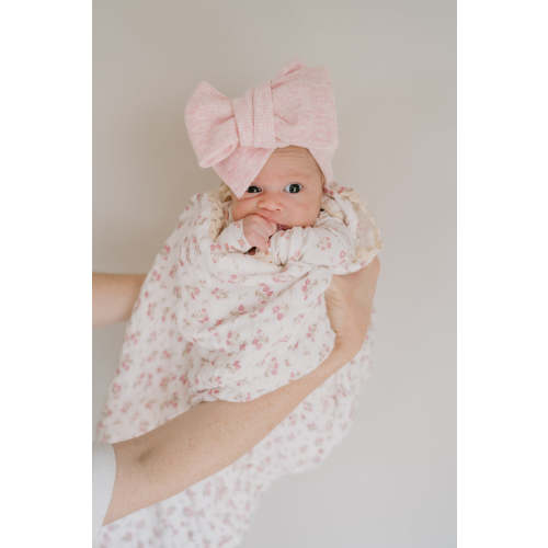 Gauze Lace Blanket | Paisley Peony – Little and Fern
