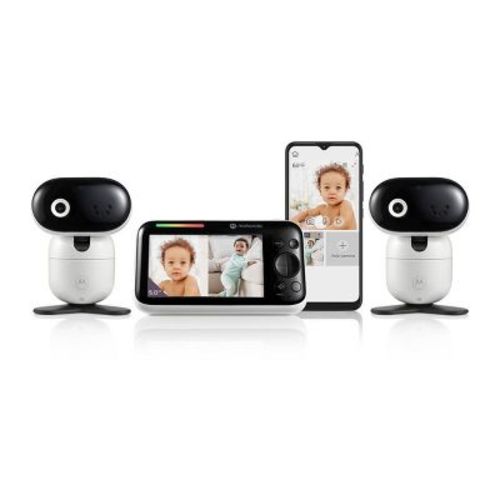 Motorola 5.0" Motorized Wi-fi Video Baby Monitor - Two Camera- Pip1510-2 Connect