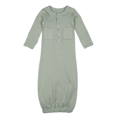 L'oved Baby: Size 0-3 Organic Sleeping Gown (Seafoam)