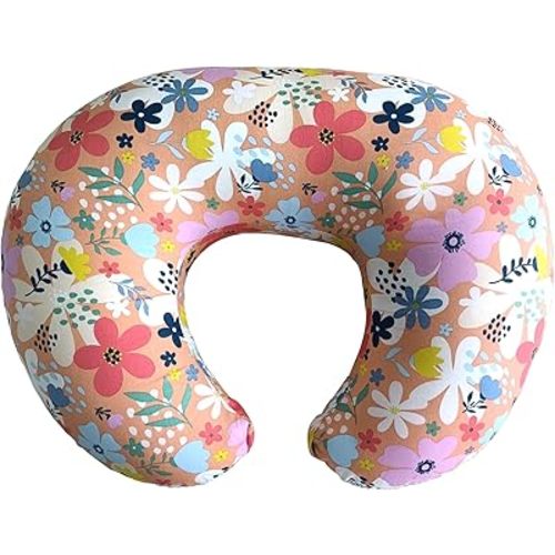 Nursing Pillow-Breastfeeding Pillows-Breast Feeding Pillow for Propping-Tummy Time-Sitting Support-Removable and Washable Pillow Cover-Help Mom for Eases Hand Pain (Flower 71)