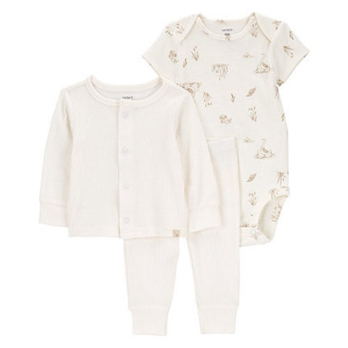 Carter's Baby Boys or Baby Girls Little Cardigan, Bodysuit and Pants, 3 Piece Set - Macy'sBack ButtonFilter Button