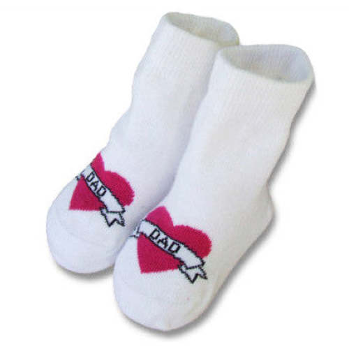 Dad Tattoo Baby Socks - Kiditude