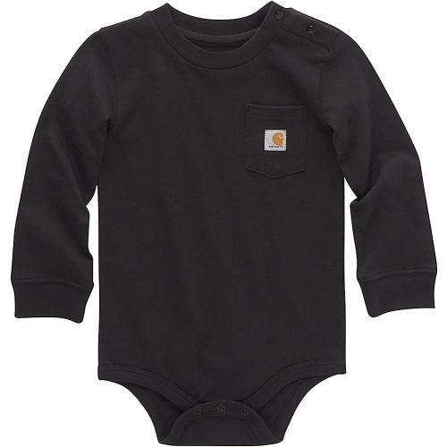 Carhartt Unisex Baby Long-Sleeve Pocket Bodysuit