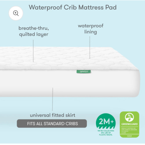 Waterproof Crib Mattress Pad - Crib