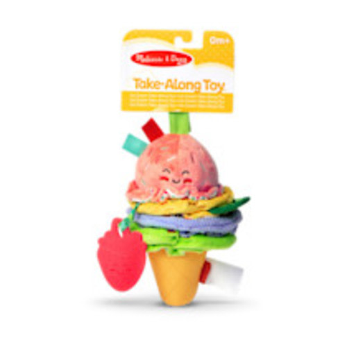 Melissa & Doug Ice Cream Take-Along Pull Toy
