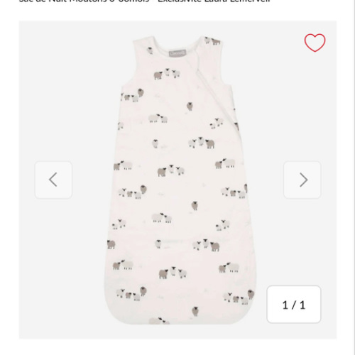 Sac de Nuit Moutons 0-36mois - Exclusivité Laura Lémerveil – CLÉMENT