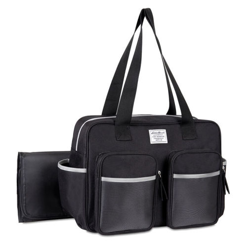 Eddie Bauer Gotham Duffle Diaper Bag - Black