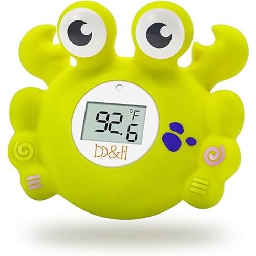 b&h Baby Bath Thermometer, Toddlers Bathtub Water Thermometer, Baby Room and Bath Floating Toy Safety Thermometer, Fahrenheit and Celsius