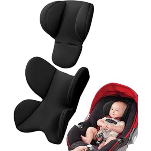 New Born Car Seat Cushion Insert,Baby Cushions for New Born,Stroller Cushion Breathable Car Seat Insert for Baby New Born Infant Carseats Pushchair Pram Carrier Lounger