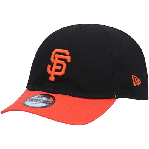 Infant San Francisco Giants New Era Black Team Color My First 9TWENTY Flex Hat