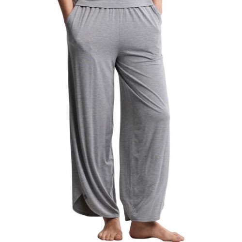 Jersey Crop Wide Leg Pants, Small