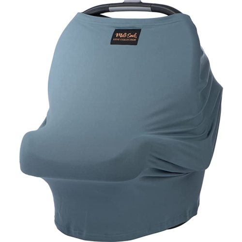 Milk Snob Original 5-in-1 Luxe Cover in Jade - Added Privacy for Breastfeeding, Baby Car Seat, Carrier, Stroller, High Chair, Shopping Cart, Lounger Canopy, Newborn Essentials, Nursing Top