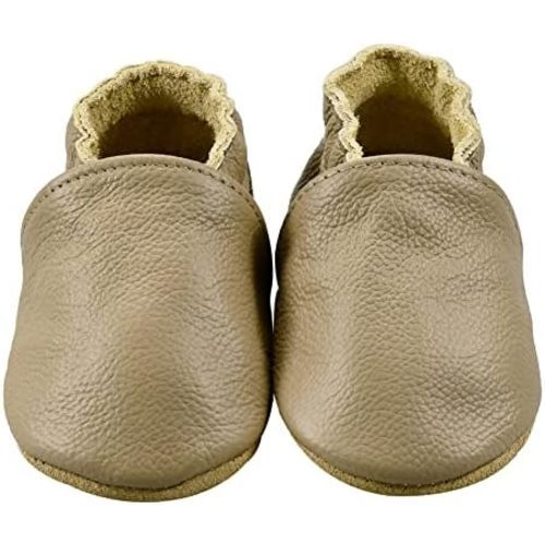 iEvolve Baby Leather Shoes Baby Slippers Soft First Walker Shoes Crib Shoes Moccasins for Toddlers
