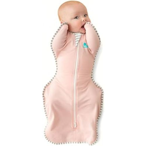 Love to Dream Swaddle UP, Baby Sleep Sack, Self-Soothing Swaddles for Newborns, Improves Sleep, Snug Fit Helps Calm Startle Reflex, New Born Essentials for Baby, 5-8.5 lbs, Pink