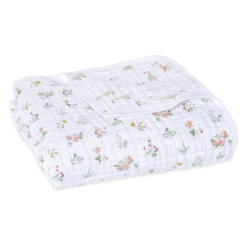 Country Floral Essentials Cotton Blanket | aden + anais