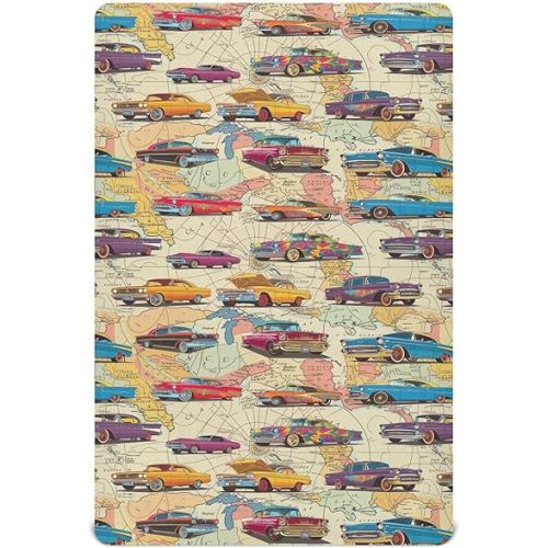 Fitted Crib Sheets Vintage Car Baby Crib Sheets for Boy & Girl Toddler Mattress Sheets 21220294
