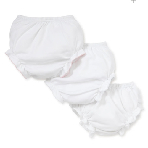 White Kissy Basics Diaper Cover Set