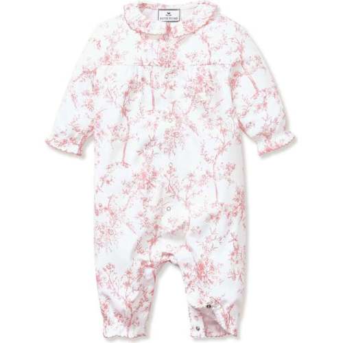 Infant Madeline Romper in Pink Timeless Toile - Petite Plume | Maisonette