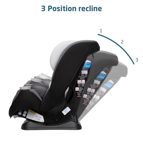 Pria All-in-One Convertible Car Seat - Midnight Slate - Gray