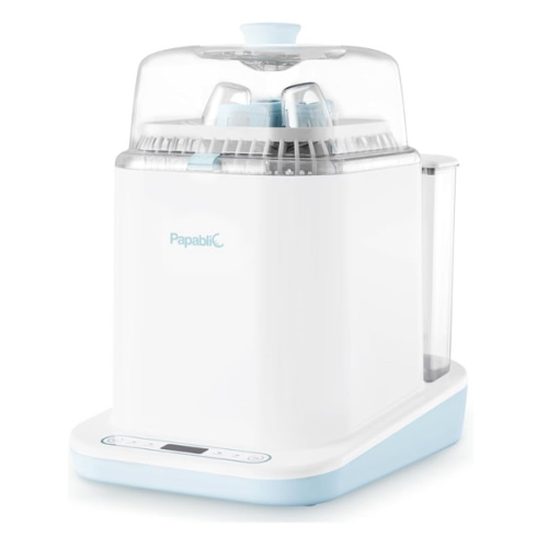 Papablic Bottle Washer Pro, Baby Bottle Washer & Sterilizer & Dryer, 4-in-1 Bottle Washer Sanitizer for Bottles, Pump Parts, & Baby Essentials - Quick & Clean with 60 Detergent Tablets