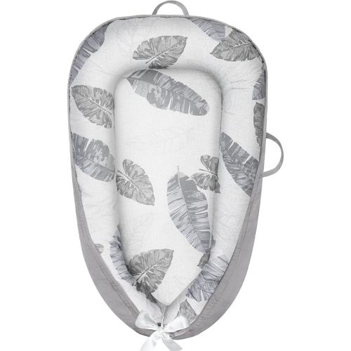 Baby Lounger - Baby Lounger for Newborn 0-24 Months, Breathable and Soft Cotton Cover Baby Nest, Portable Cozy Tummy Time Lounger for Home and Travel, Ideal Baby Essentials & Shower Gifts
