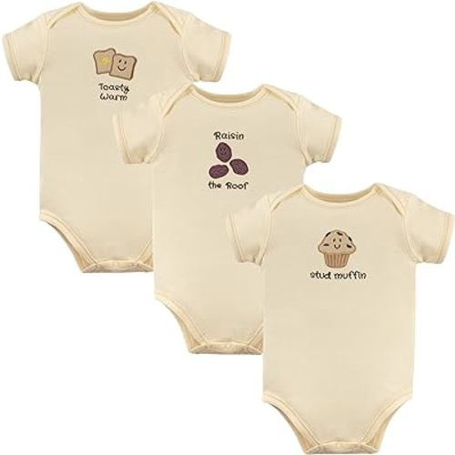Touched by Nature Unisex Baby Organic Cotton Bodysuits