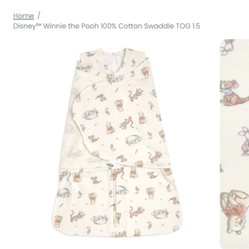 Winnie the Pooh Cotton Swaddle | Newborn | HALO