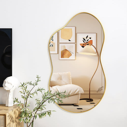 Cloud Shaped Metal Wall Mirror