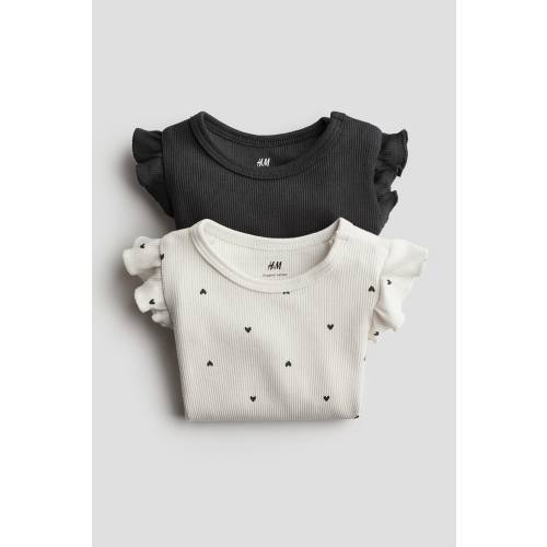 2-pack Long-sleeved Bodysuits