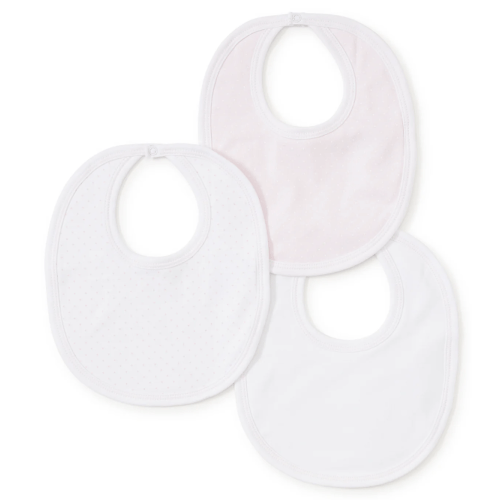 Pink Dot 3 Pack Bib Set