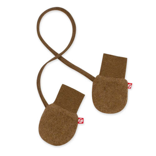 Cozie Fleece Mitten - Heather Mocha – Zutano