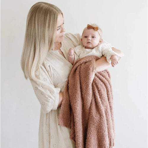 Saranoni Bamboni Receiving Blanket - French Rose