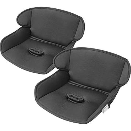 Baby Piddle Pad- Fully Waterproof Toddler Liner & Seat Protector Compatible with Car Seat Stroller with 3D Breathable Material-360 Degree Protection (Black 2PCS)