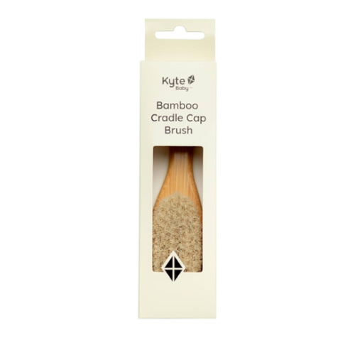 Kyte Baby Cradle Cap Brush Made with Natural Goat Hair Bristles and a Bamboo Brush Handle