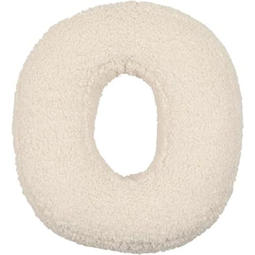 Elegant Letter Pillow - Initial Pillow Cover for Bed, Decorative Pillows with Monogram Design (O)