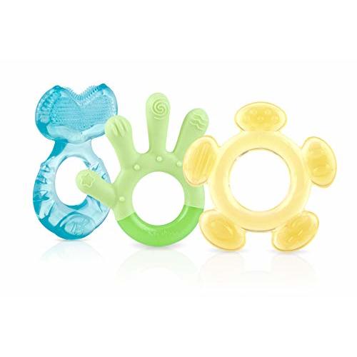 Nuby 3 Step Soothing Teether 3 Piece Set- Assorted Color