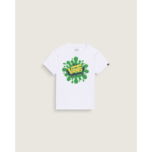 Little Kids Splat T-Shirt in White | Vans