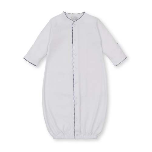 White/Navy Kissy Basics Conv. Gown