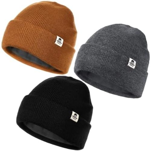 FURTALK Baby Beanie Fleece Lined Toddler Winter Hat Boys Girls Knit Warm Beanies Kids Ski Hats for 0-8 Years