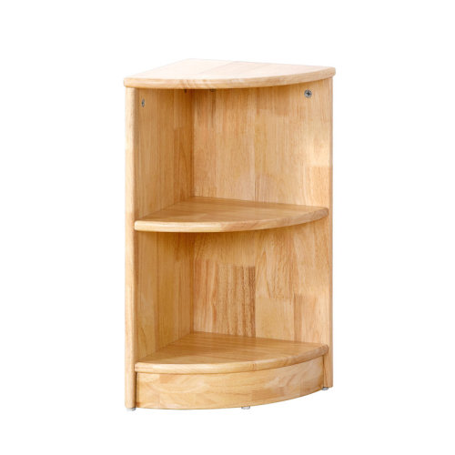 Latitude Run® Rubber Wood Corner Cabinet, 2-tier Toy Organizers And Storage & Reviews | Wayfair