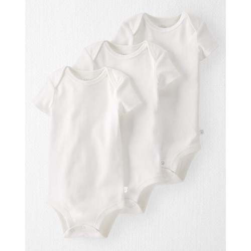 Baby 3-Pack Organic Cotton Rib Bodysuits - Little Planet | Carter's
