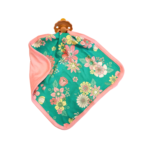 KELLY GREEN + PINK RETRO DAISIES | LOVIE